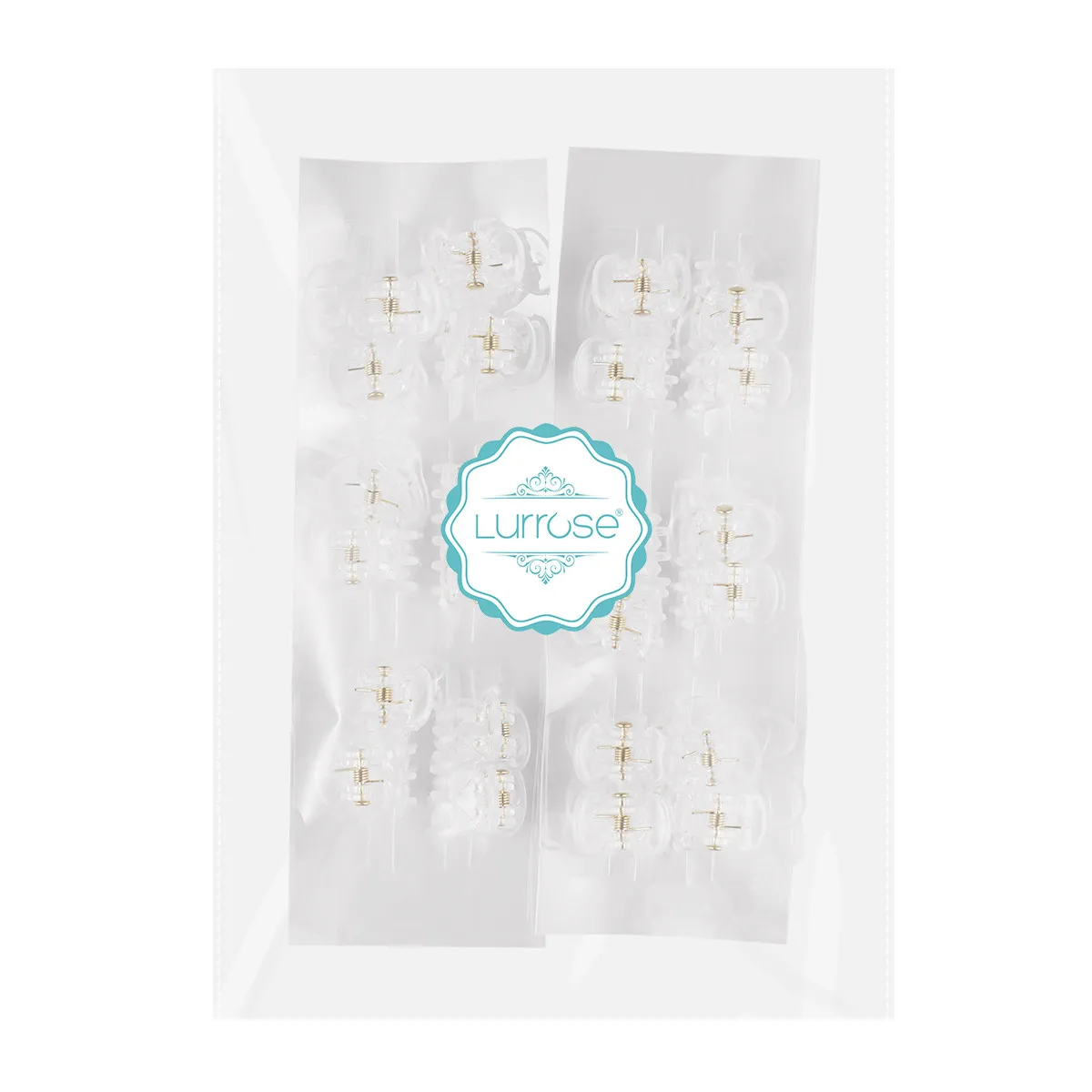 24Pcs Mini Claw Hair Clips Pearlescent Plastic Clamps for Women Girls High Toughness Non-Breaking Styling Accessories