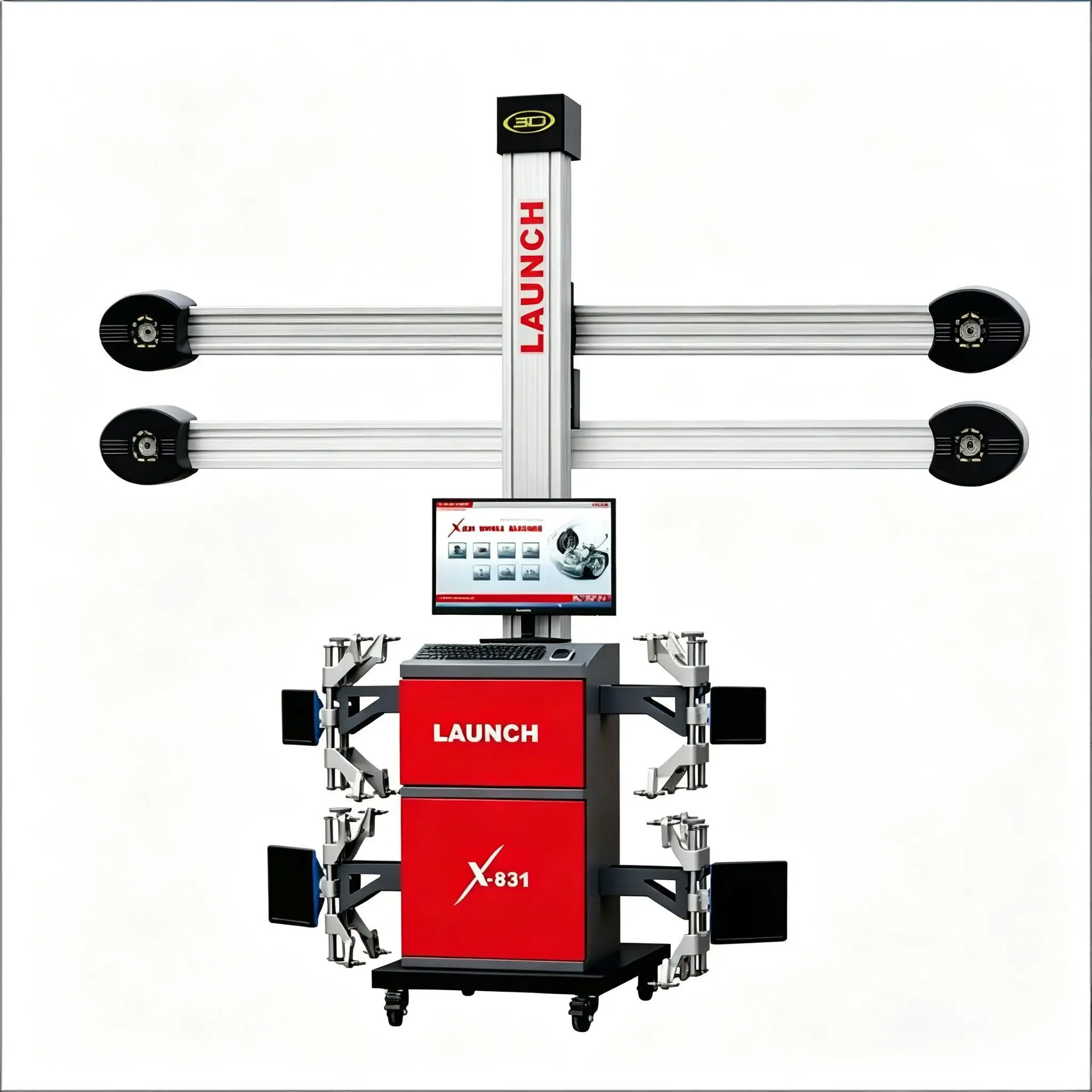 Launch X-831S Tracking 3D Car Four-Wheel Alignment Machine Wheel Alignment Instrument