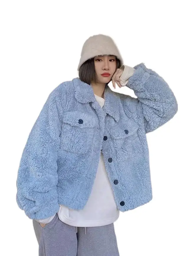 

2025 Women's Clothing All-Matching Faux Fur Coat Winter New 1115