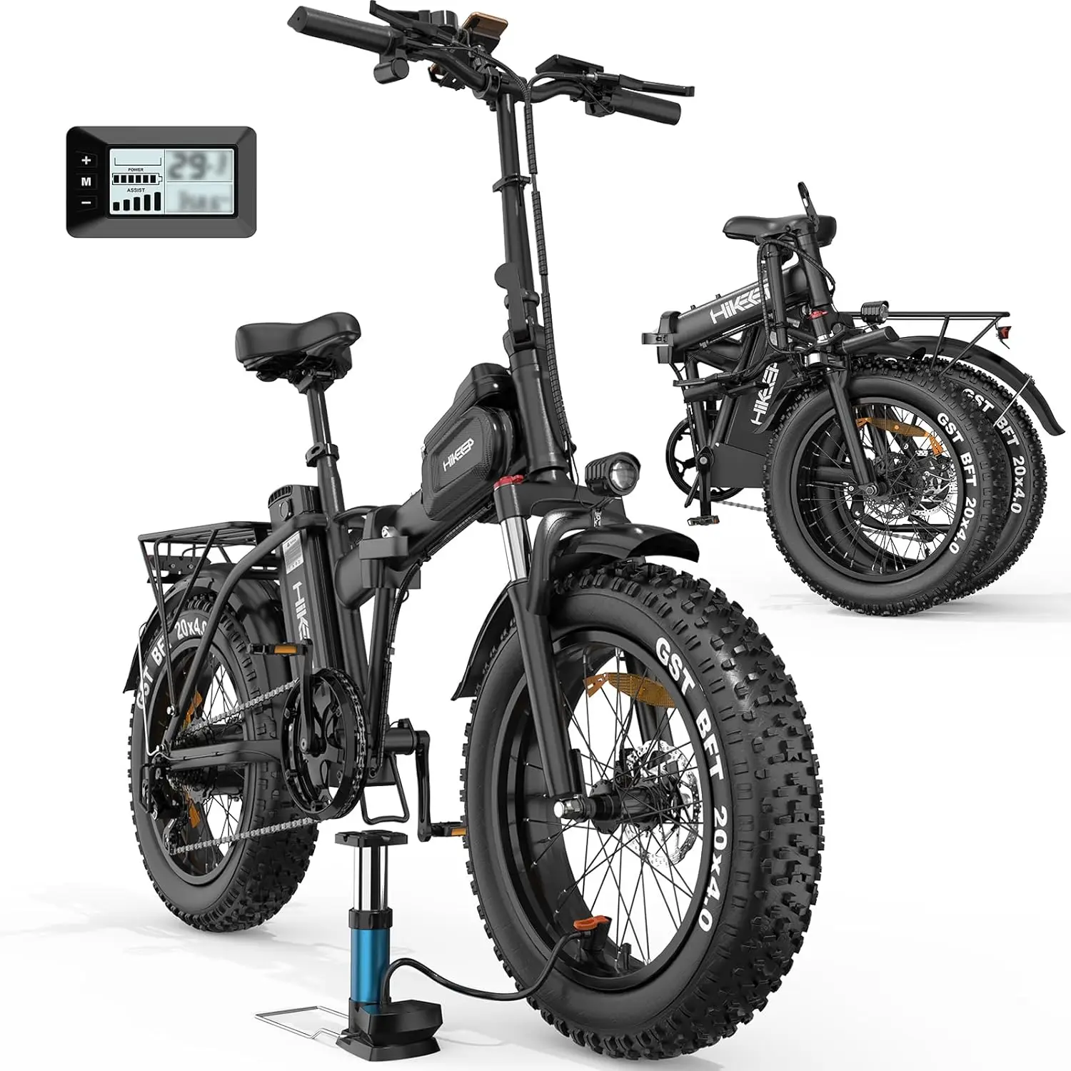 

48V 25AH Fat Tire Electric Bike for Adults, UL2849 Certified 90% Pre-Assembled Folding E-Bike with Removable, Customized