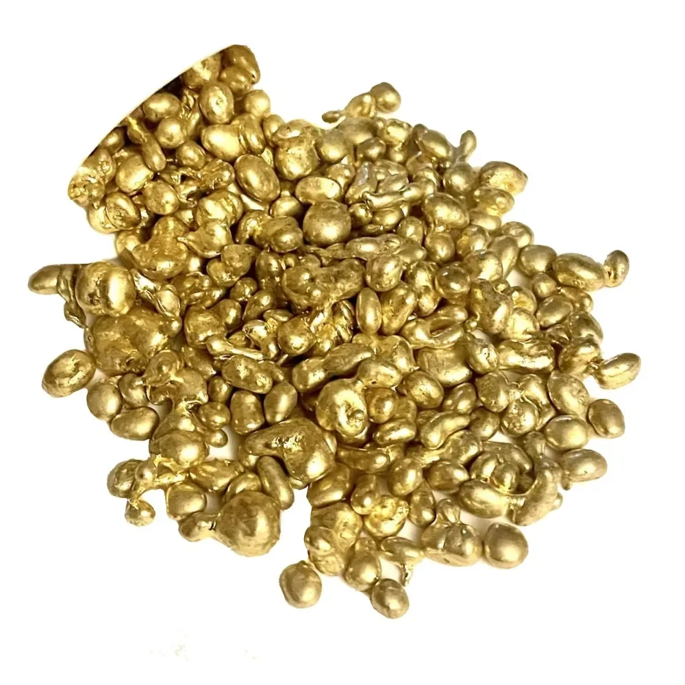 Brass Particles for Jewelry Casting H65 Brass Granules Copper Grain for Brass Casting Ingots Metal Pellets Brass DIY Accessories