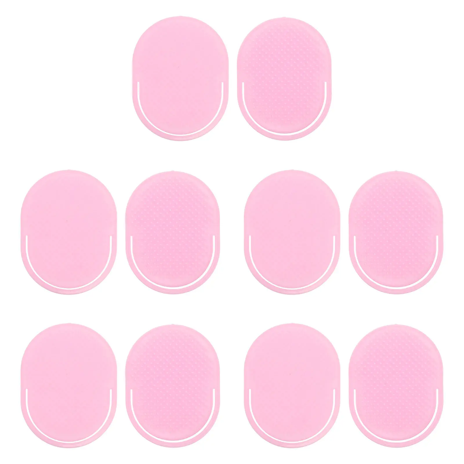 

10Pcs Compact Oval Palm Shampoo Brush Hair Washing Scrubber Scalp Massager Shower Brush for Hair Care Combs for Men