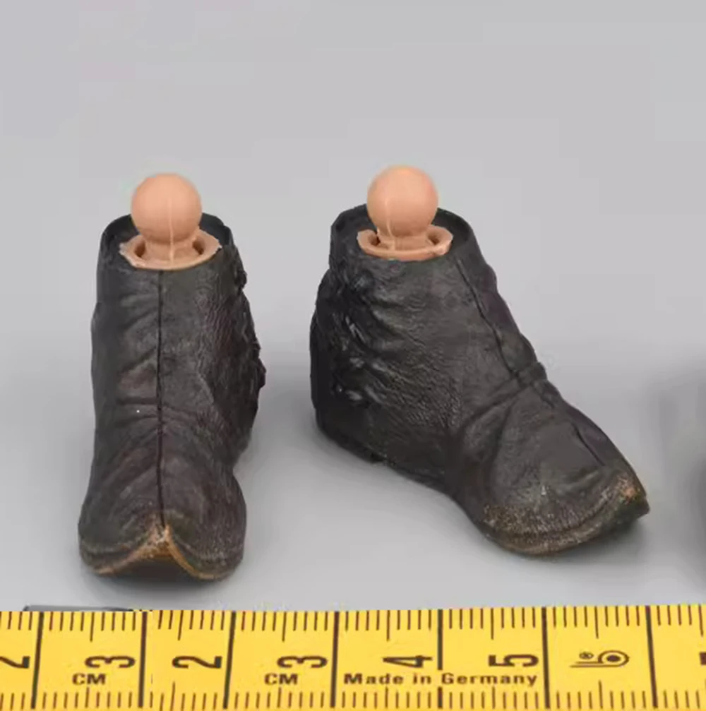 

1/6 FIRE PHOENIX FP009 Mid Age Knight Man Soldier Solid Shoe Boots with Connector Thigh Leg Armor Accessories For 12" Action DIY