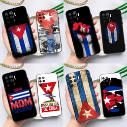 Cuba Flag Case For OPPO A17 A57 A77 A78 A15 A16 A52 A72 A76 A96 A74 A94 A5 A9 A31 A93 A54S A53S A57S