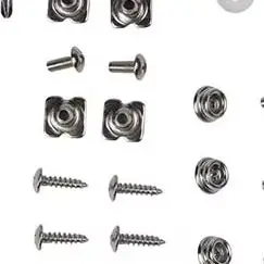 Baseball Helmet Accessories Helmet Repair Kit Helmet Maintenance Stainless Steel Screws 49pcs Set Helmet Repair Kit Accessories