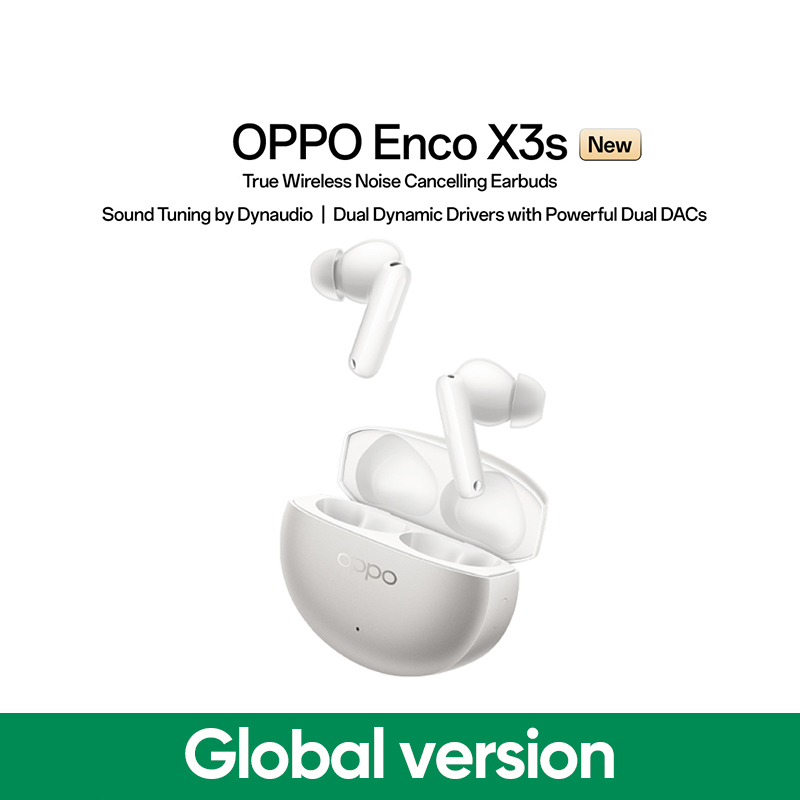 Global Version OPPO Enco X3s True Wireless Noise Cancelling Earbuds Up to 45 Hours of Playback Bluetooth 5.4 LHDC 5.0 IP55 