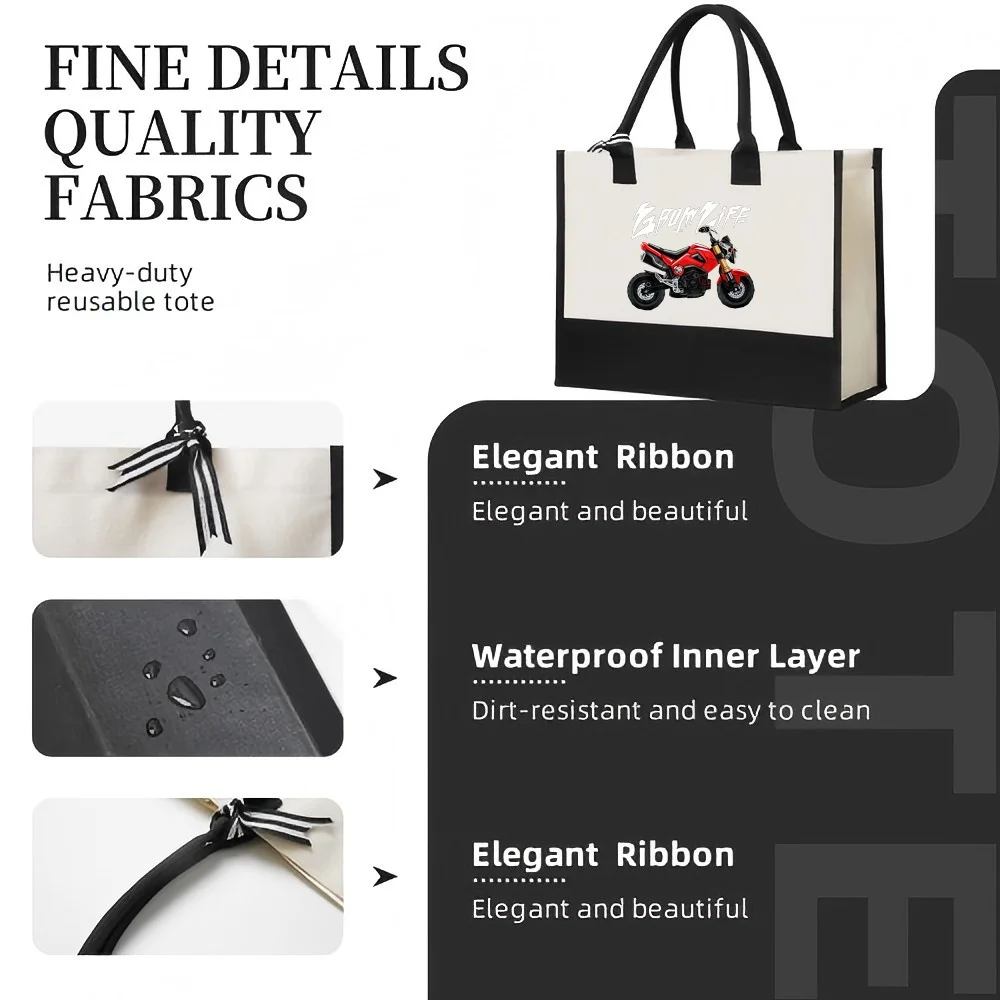 GBOMZiFE 2026 وصول جديد موضة عملية واسعة قابلة لإعادة الاستخدام حمل حقيبة نمط طباعة 2 لهجة الثقيلة حقيبة كتف كبيرة ل Al