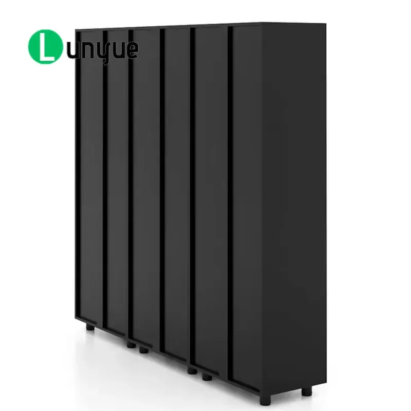 3 Piece Garage Storage Set with 10 Utility Shelves and Wooden Cabinets Pantry Lockers for Home Office Organization Durable