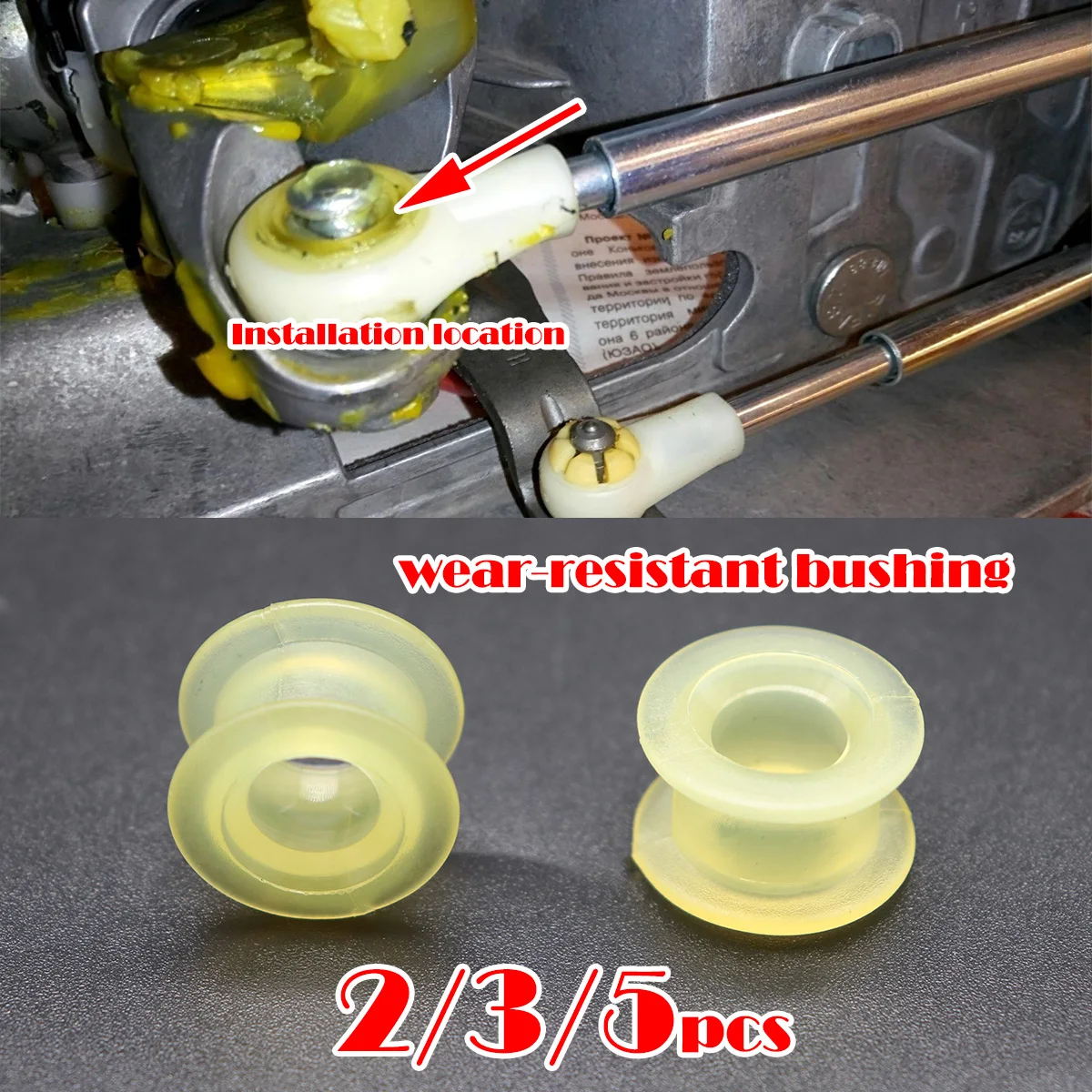 

2/3/5Pcs Manual Transmission Gear shift Cable Bushing for VW BEETLE SCIROCCO EOS Shifter Selector Linkage End Rod Lever rubber