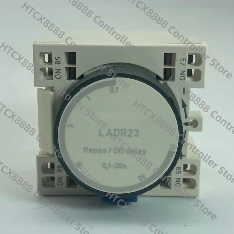 Brand new original LADR23 contactor delay module, power-off delay of 1-30 seconds, spring terminal