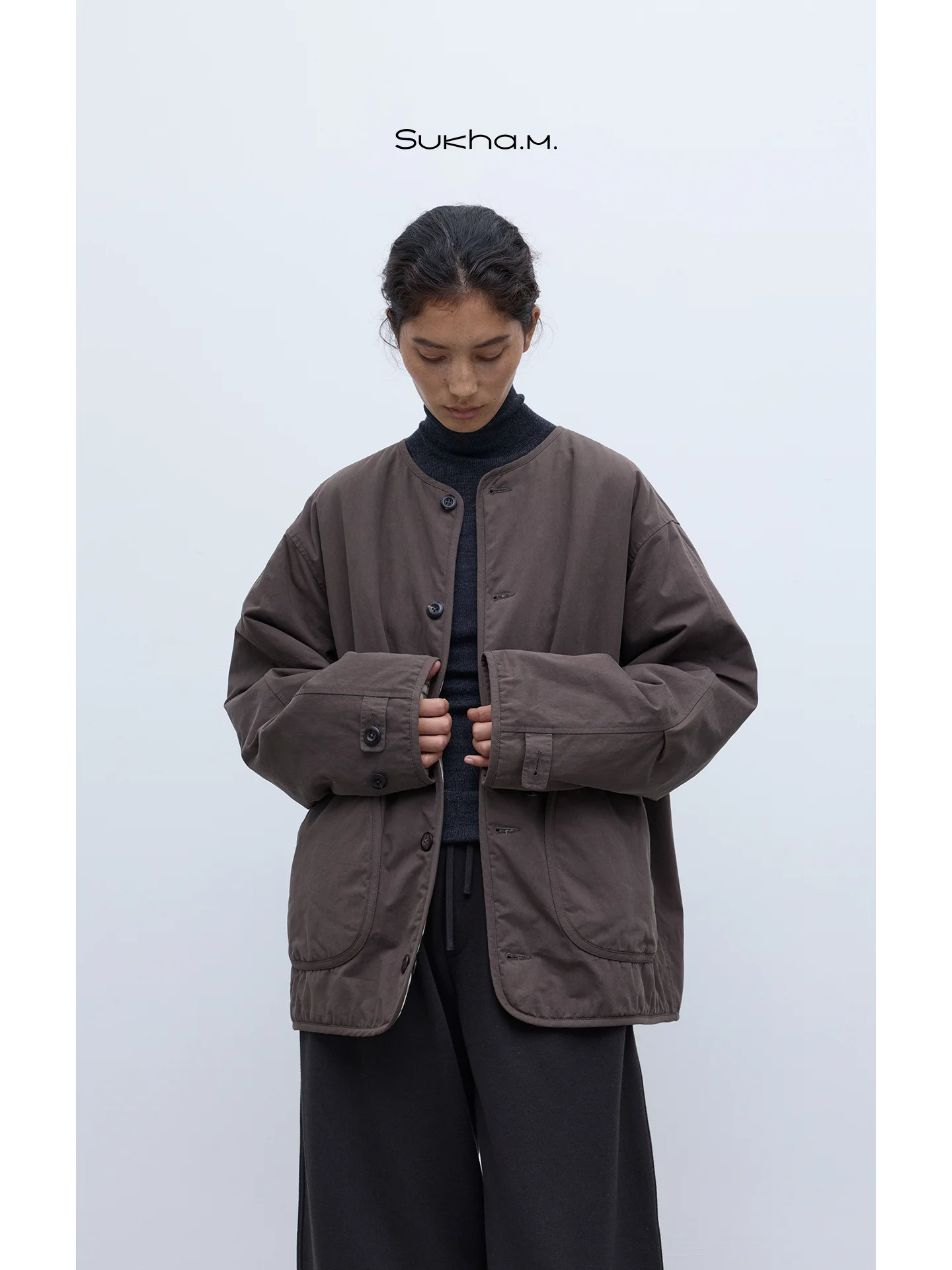 

Женское легкое хлопковое двустороннее пальто с завязанными глазами, новое зимнее пальто с воротником, простое длинное свечение