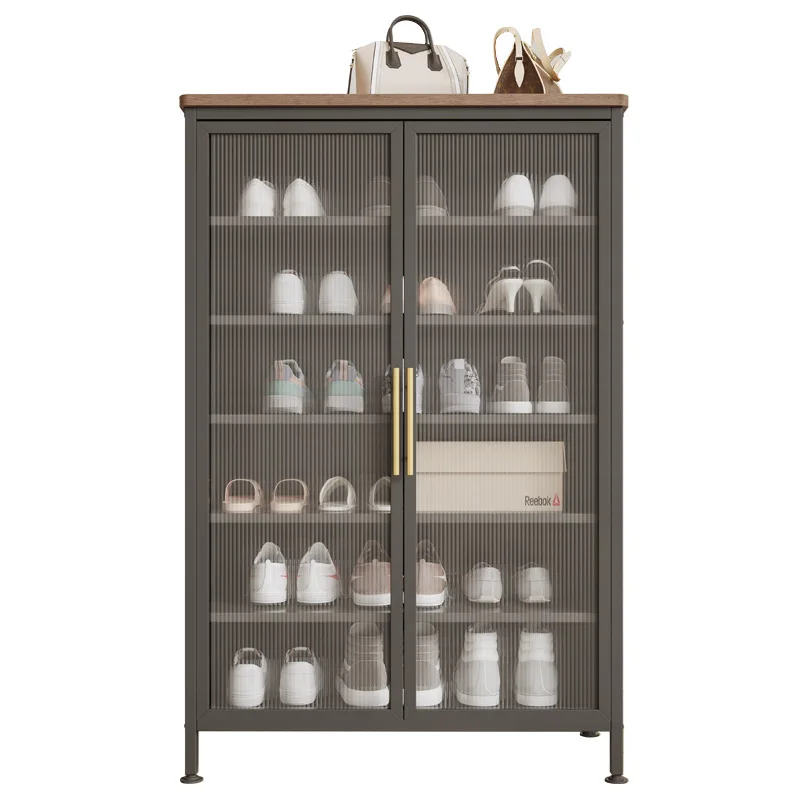 

New Style Shoe Carbon Steel Material Family Entry Cabinet Large Capacity Shoe Cabinet Receive Shoe Rack