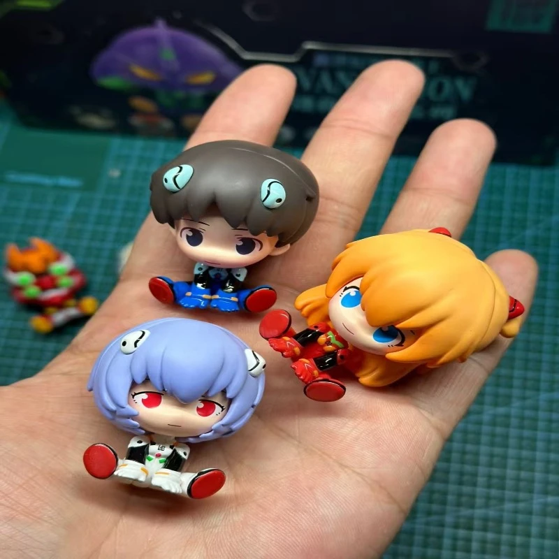 TOPTOY EVA NEON GENESIS EVANGELION MINI Seat Series Blind Box Decorative Figurine Toy Christmas Gift Anime Peripheral Lucky Bag