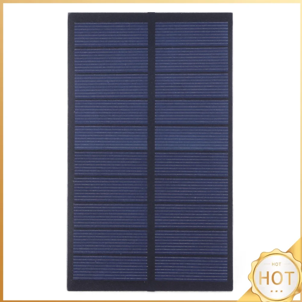 1.5W 5V Portable Solar Panel Mini Photovoltaic Cells Solar Epoxy Cell Charger for 3.6-5V Tablet Panel Solar Toys/Lights