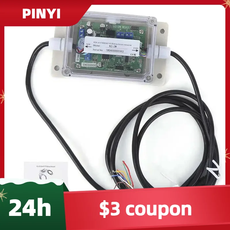 NMEA2000 And NMEA0183 Bidirection Converter NMEA0183 to N2K converter KC-2W WIFI module KC-2W