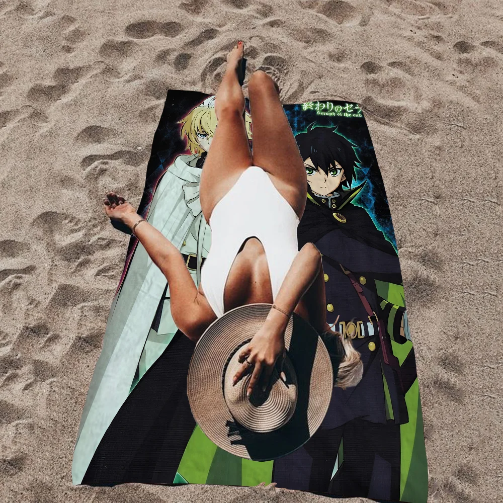 Yuichiro Hyakuya Mikaela Hyakuya Big Microfiber Beach Towels Quick Dry Towel Sand Beach Towels Pool Towel For Travel Swim Pool