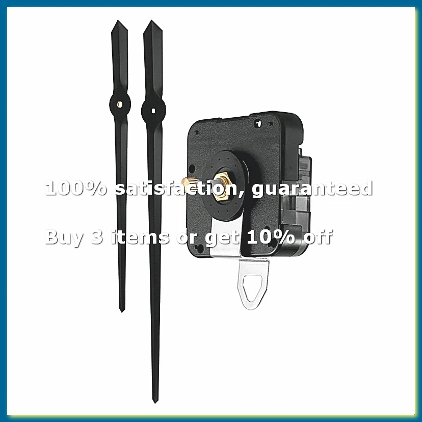 ●High Torque Quartz Clock Movement Replacement Mechanism 13 Inch Long Hands for DIY Clock Repair Tool Parts Replacement