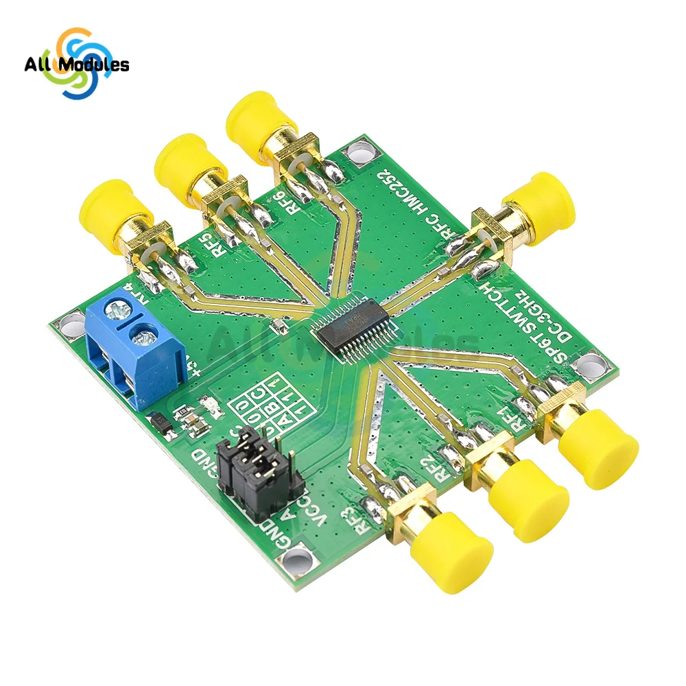 HMC252 DC-3GHz RF Single-pole Six-throw Switch RF Switch Non-reflective SP6T Switch Module