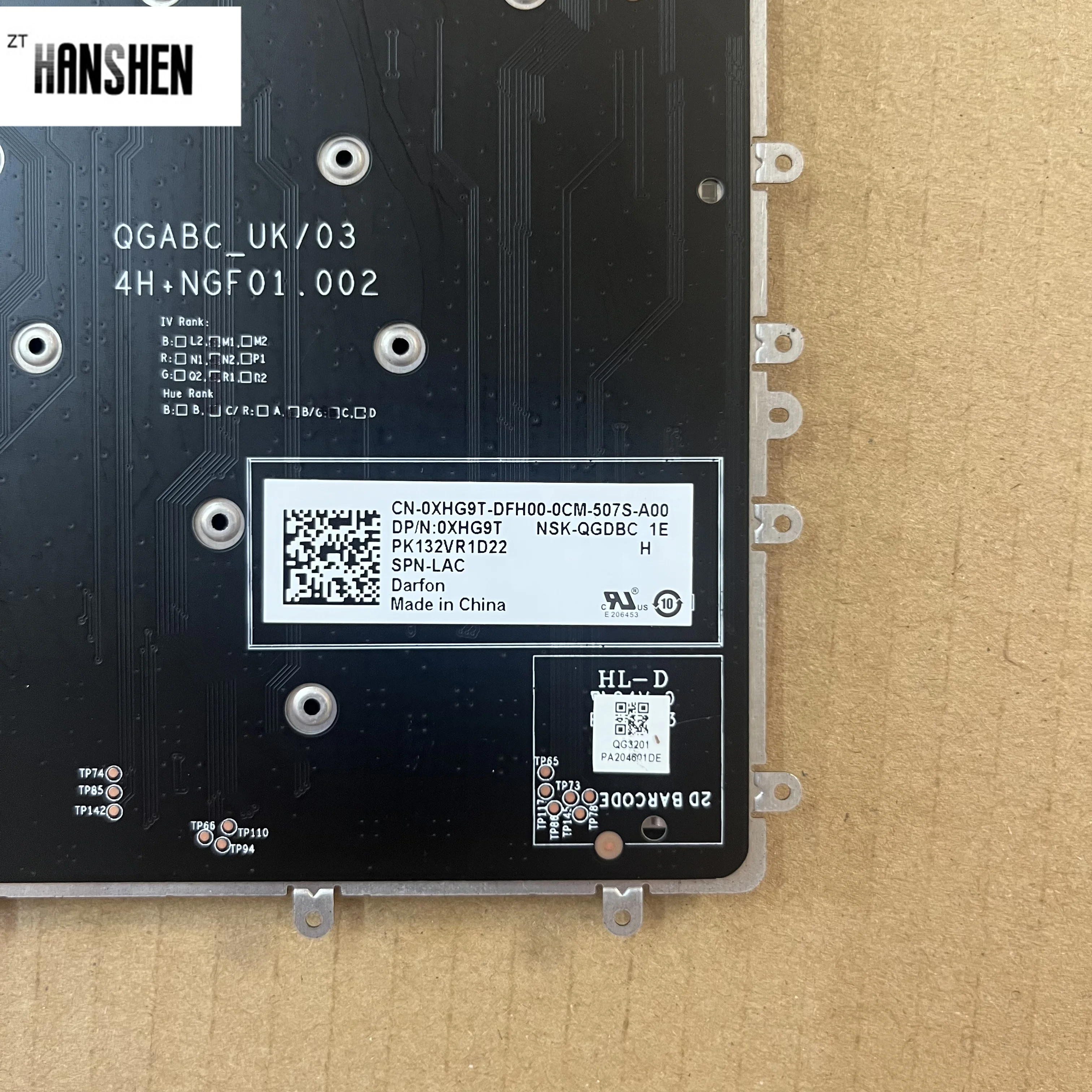 HANSHEN LA FOR DELL Alienware M15 R2 R3 m17 R2 R3 R4 keyboard