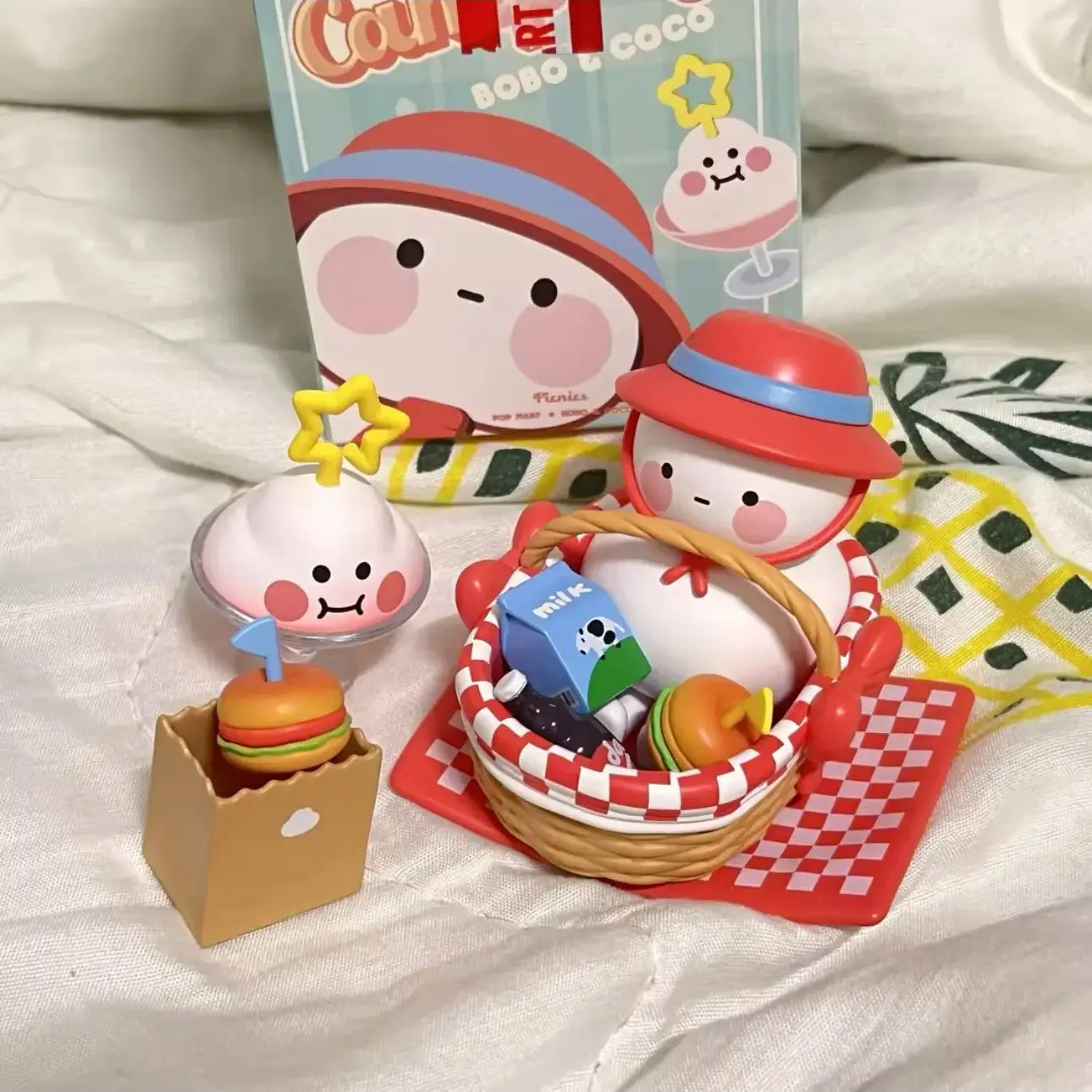 POP MART BOBO & COCO Go Comping Series Blind Box Toys Guess Bag Mystery Box Mistery Caixa Actionfigur Surpresa Niedliches Modell Birt