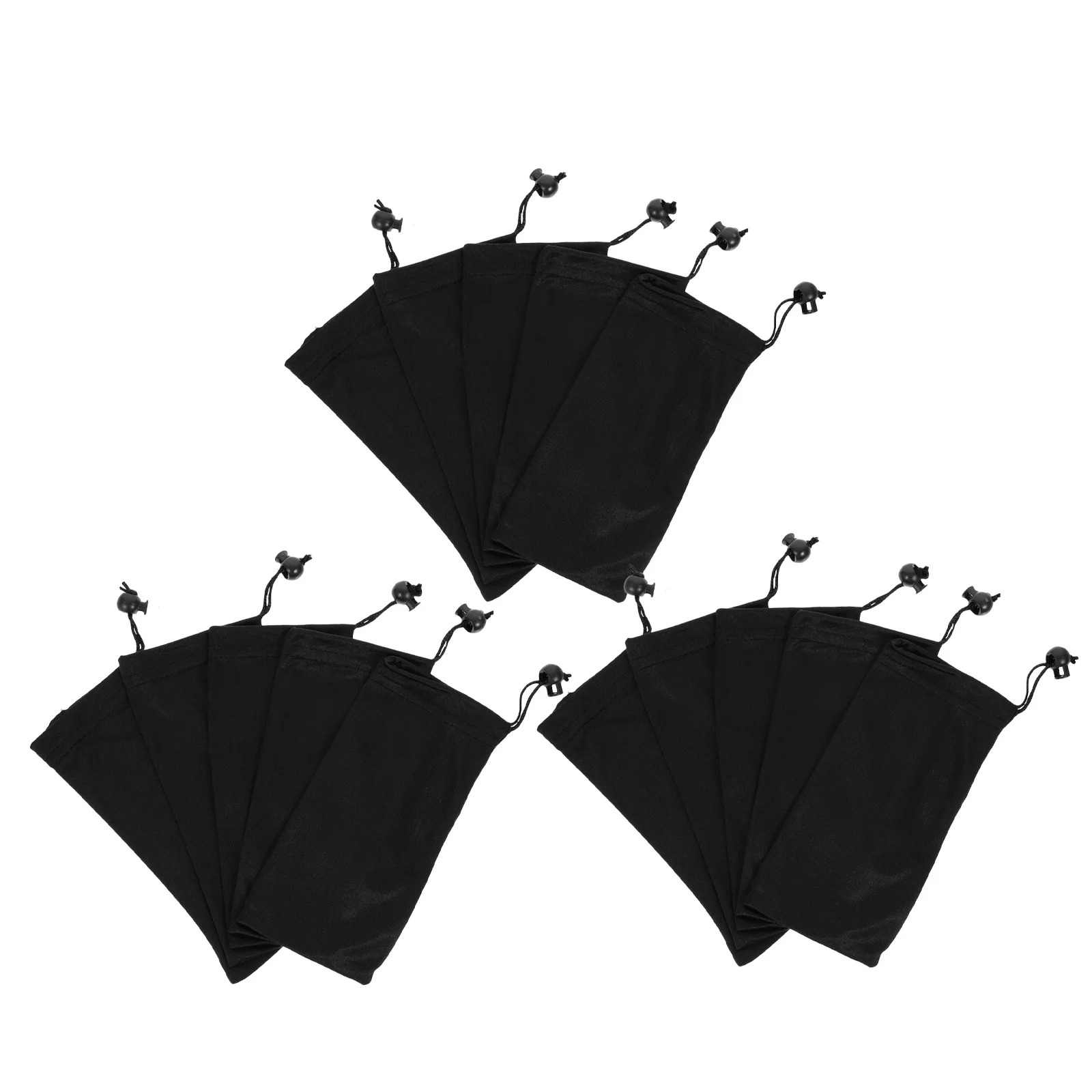 

12pcs Sunscreen Glasses Pouch Household Eyeglass Bag Dustproof Scratch-Resistant Drawstring Storage For Sunglasses