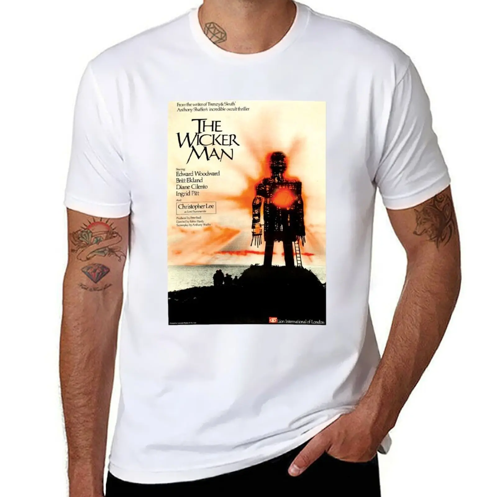 

UK The Wicker Man Film Poster Classic T-Shirt t shirts for man pack cotton man t shirts cotton T-Shirt