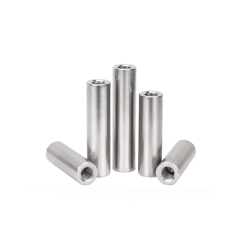 

304 Stainless Steel Through Hole Dowel Pin Double Internal Threaded Industrial Fastener M5 M6 M8 M10