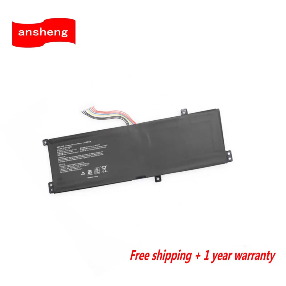11.4V/61Wh A21-K15 0B23-020K000M Laptop Battery For Akoya K15 PC6OK For Machenike F117 VC VA VB VD VD3 VR26 V65