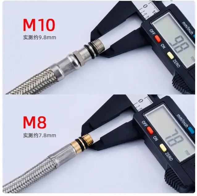 Telescopic And Pull-out Faucet Plug-in Hose Hittings Adapter Pipe Connector M15 M8 Single Head Pipe Inlet Pipe