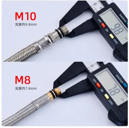 Imagen 2 del producto Grifo telescópico y extraíble, accesorios de manguera enchufables, adaptador de conector de tubo M15 M8, tubo de entrada de un solo cabezal
