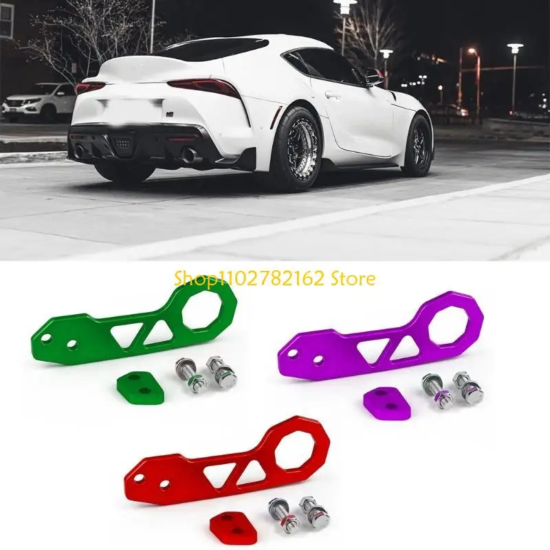 547B Universal Rear Bumper Racing Tow Towing Tool Hook Trailer Aluminum Alloy Hauling