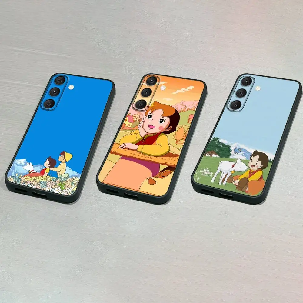 

Heidi C-Cartoon Phone Case For Samsung S25,S24,S23,S22,S21,S20,S10,Ultra,Plus,Lite,FE,Soft Silicone Black Cover