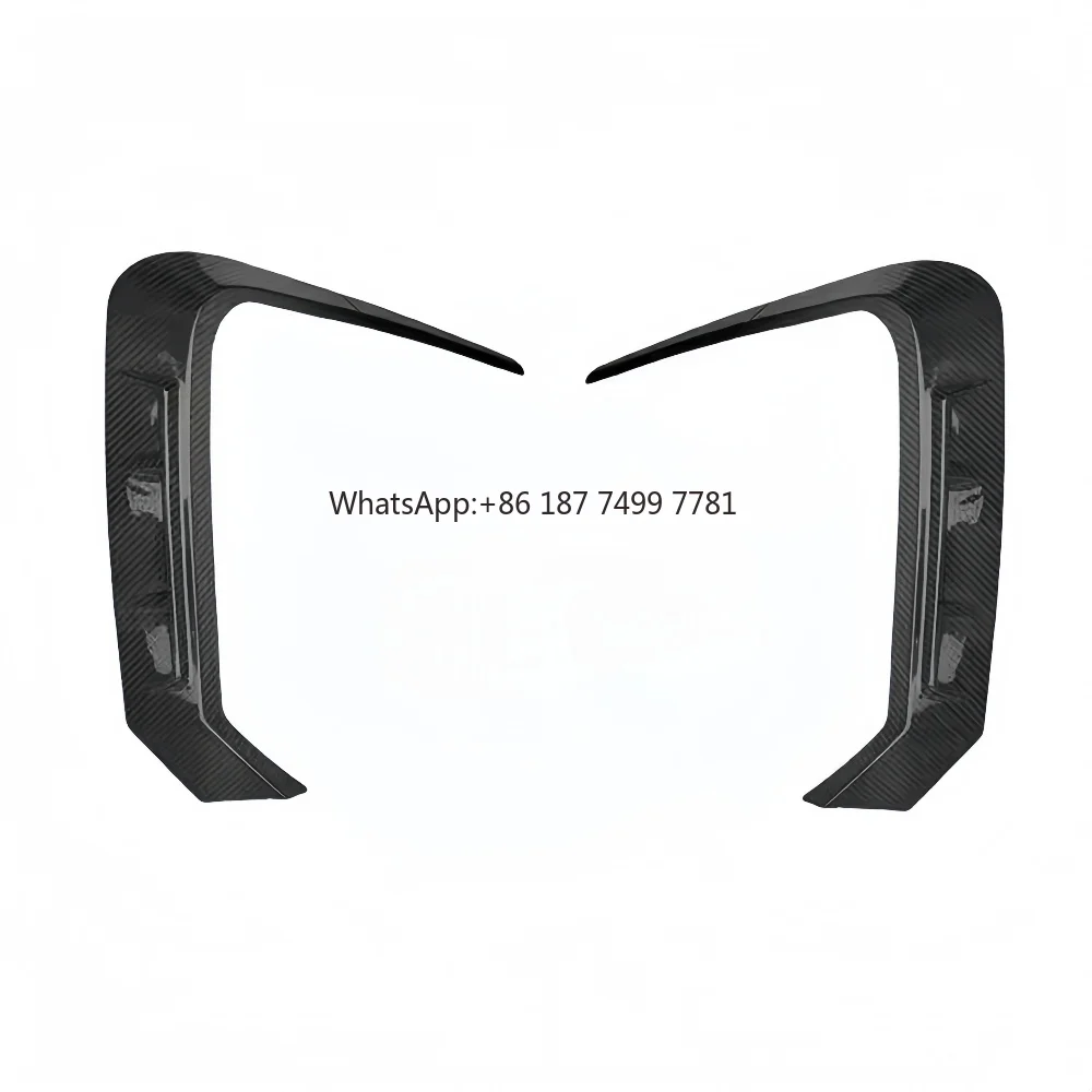 

Modified . M-style Dry Carbon Fiber Front Bumper Trim for . 7 Series G70 Body Trim Upgrade