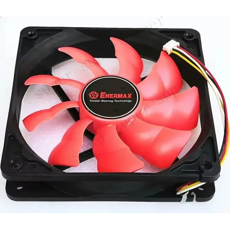 New 120mm Cooling Fan 12cm 12025 12cm Fan ED122512H 12V 0.30A Power Supply Special 4-Wire Speed Regulation