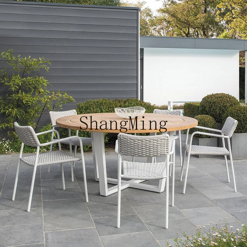 CL Tisch und Stühle, Innenhof, Garten, Balkon im Freien, Freizeit, Rattanstuhl, Kombination, Terrasse, Rattangeflechtung