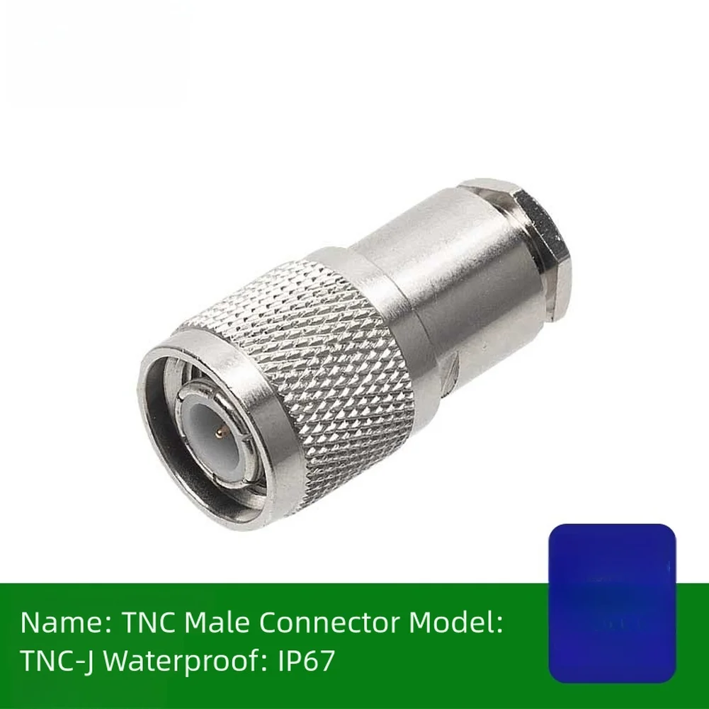 

RF Coaxial Cable Assembly 50 Ohm with TNC Male Connector Straight Gold Plated Contacts and Secure Threaded Interface