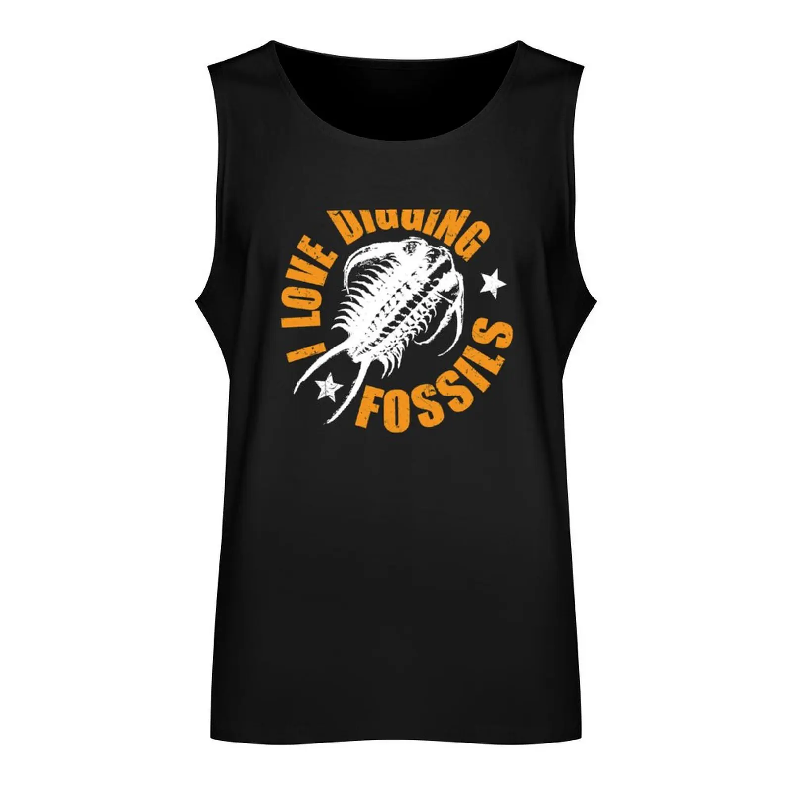 Paleontology tshirt - I love digging fossils - fossil hunter gift Tank Top cool things Man gym clothes bodybuilding t shirt