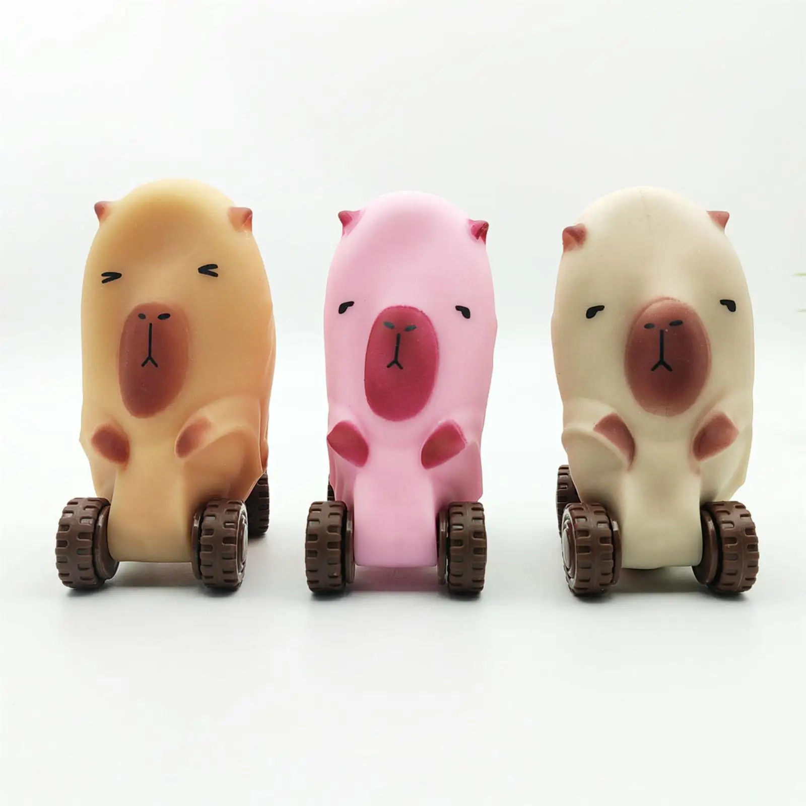 Capybara Pull Back Car Unique Desktop Decoration Sensory Toy for Boys