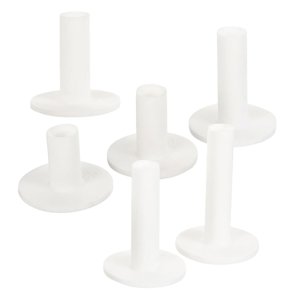 

6pcs Tee Stable Support Reduced Rolling Silicone Golf Ball Protective Holder Silicone Practice Reusable Holder Set Golf