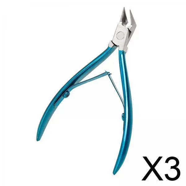 

3x Premium Stainless Steel Nail Clippers - Professional Grade Tool for Tough Nails And Corns