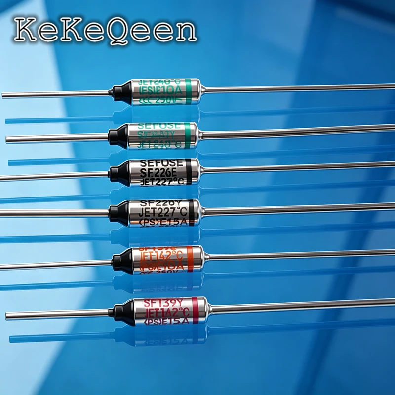 100PCS SF240Y TF 240C RY240 SEFUSE Cutoffs Thermal Fuse 15A 250V Assortment Kit SF152Y SF76Y SF113Y SF91Y SF96Y SF188Y SF240Y