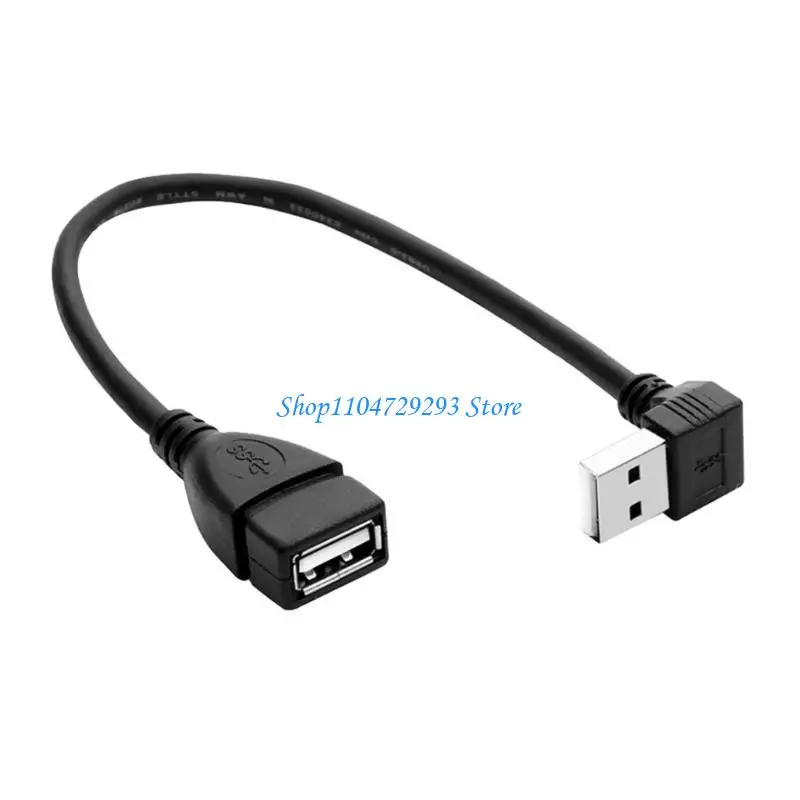 Y2GD Usb2.0 Male To Female Extension Cable For Mouse Keyboard Usb Data Charging Elbow