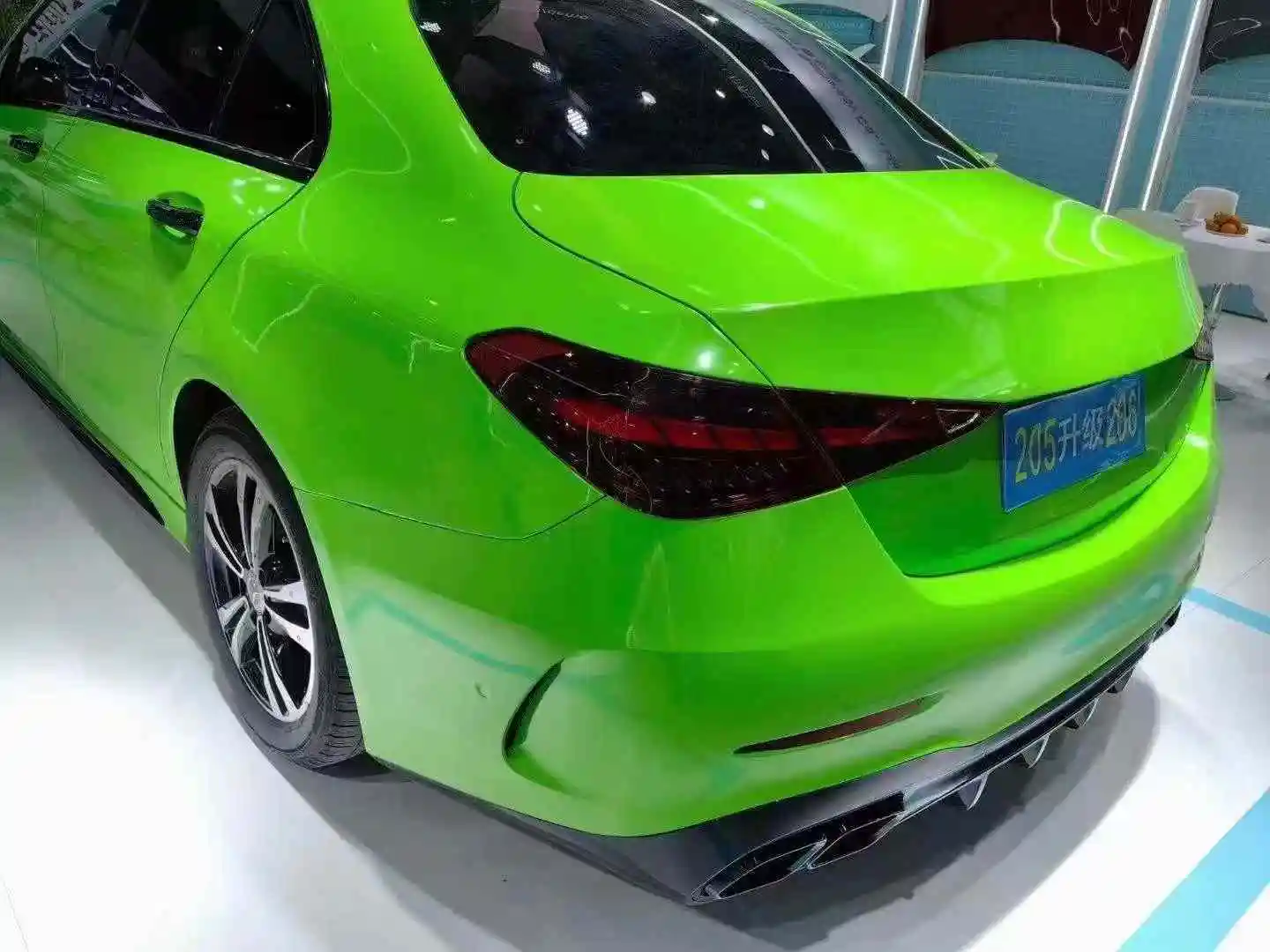 High Quality Body Kit for Mercedes Benz W205 Upgraded to W206 Front and Rear Bumper AMG Assembly.