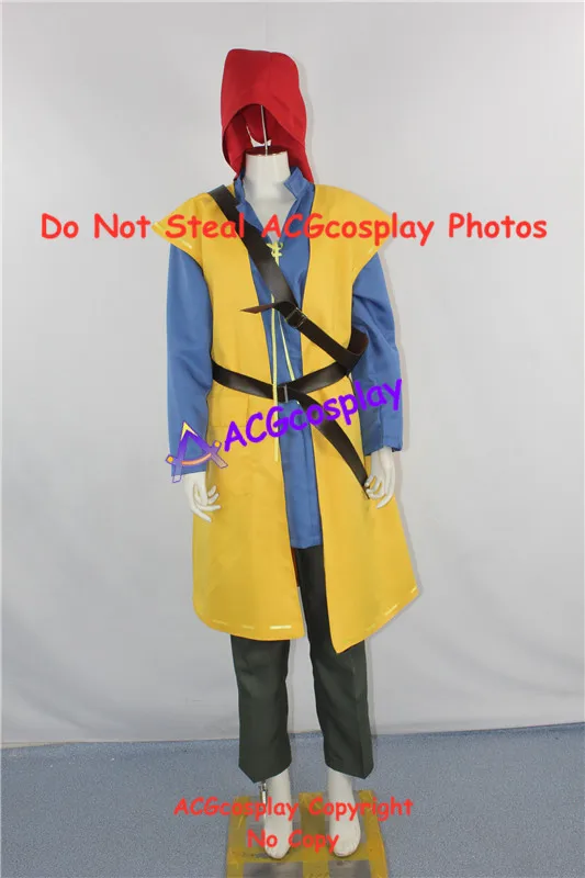 Dragon Quest Journey of the Cursed King Hero Cosplay Costume acgcosplay include bag