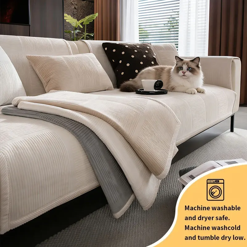 

1 шт. подушка для дивана с подкладкой, всесезонная подушка для дивана, подходящая для домашних животных - пыленепроницаемая, можно стирать в машине.