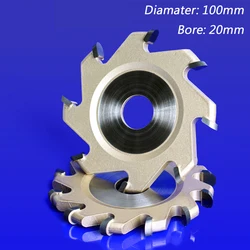 100mm t ctエッジ芝刈り機,4インチアルミニウムスロットカッター,8, 12,u,v歯状スロットバービット,フライスカッター厚さ8 10ミリメートル