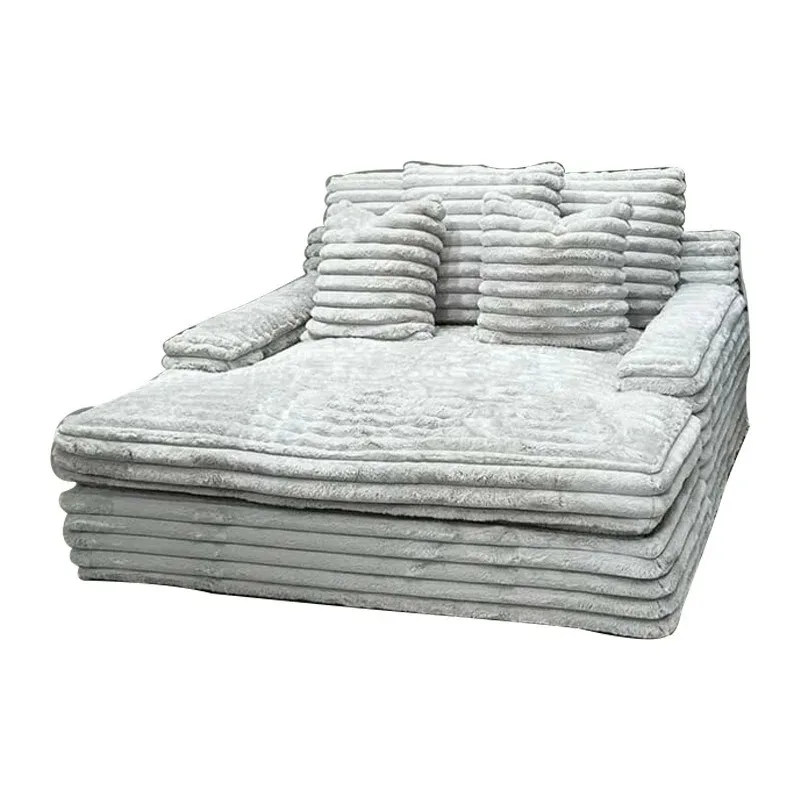Light luxury lazy thick velvet down cloud giant, deep for winter and summer,for living room, balcony, bedroom, sofa