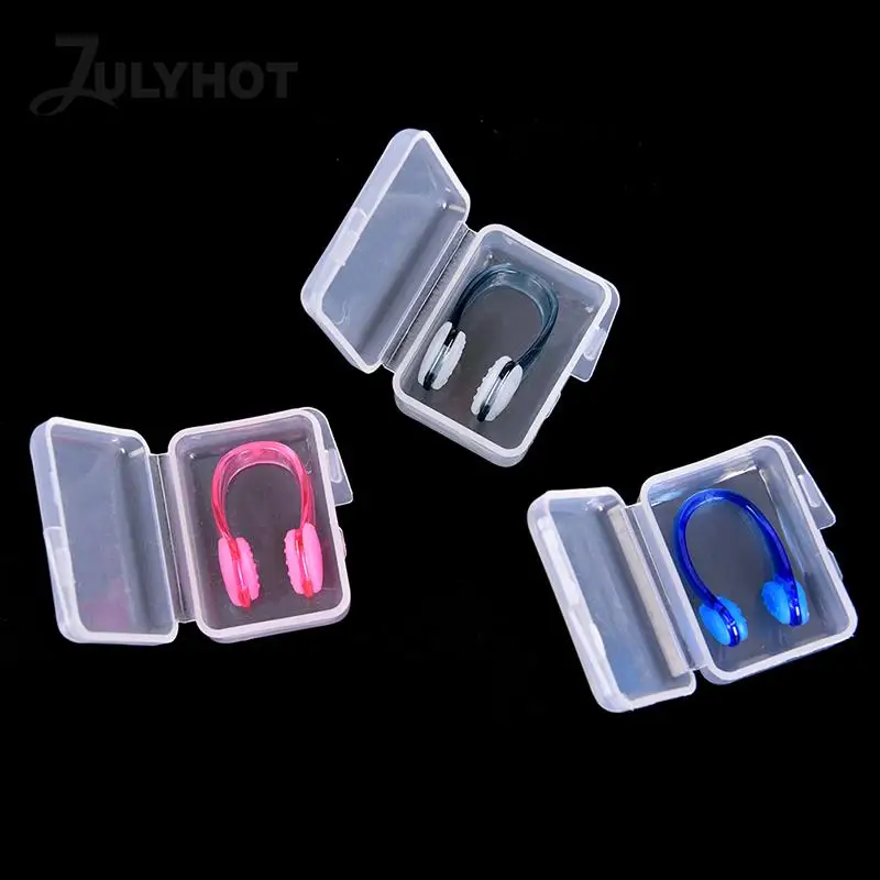 1 Pcs Water Sports Unisex Nose Clip Soft Silicone Swimming Nose Clips Waterproof Nose Clip for Children Adults Pool Accessories
