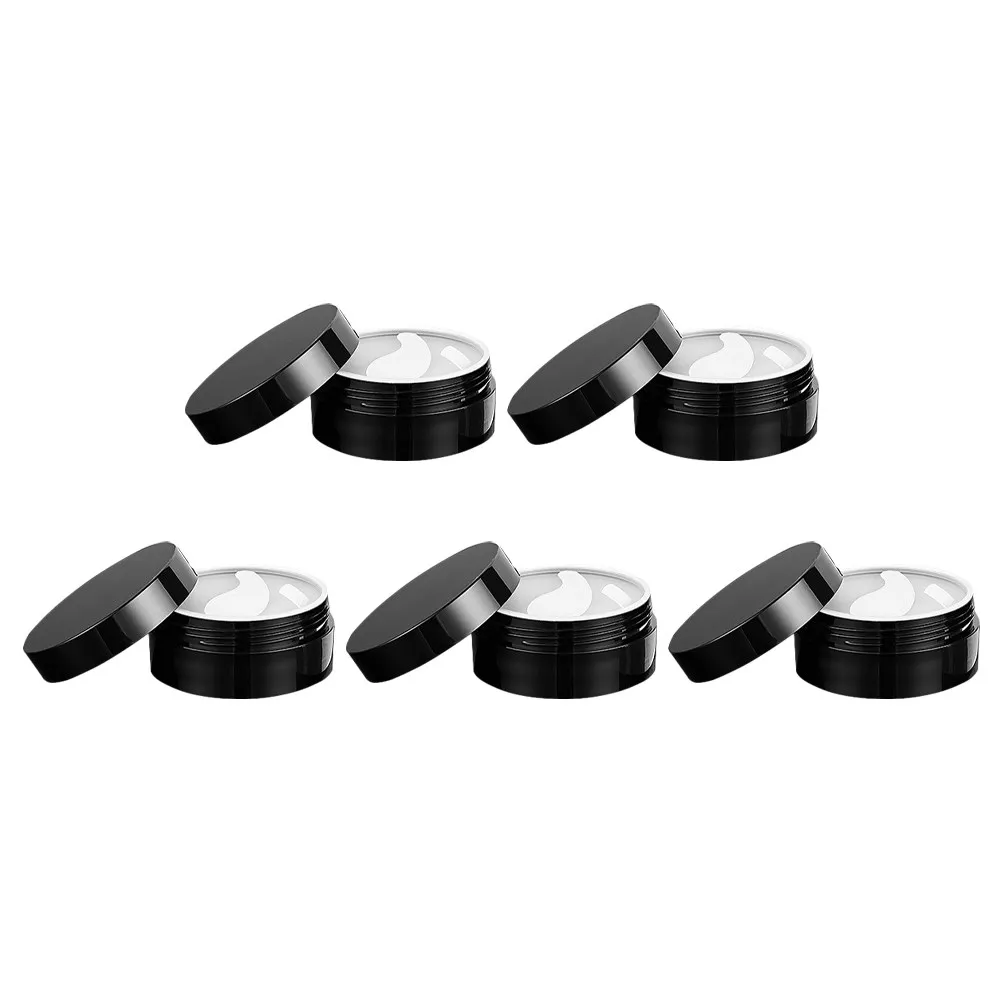 

Набор из 5 коробок для масок для глаз: Премиум-контейнеры из АБС-пластика для хранения кремов, лосьонов и масок для лица и глаз, портативные, для путешествий