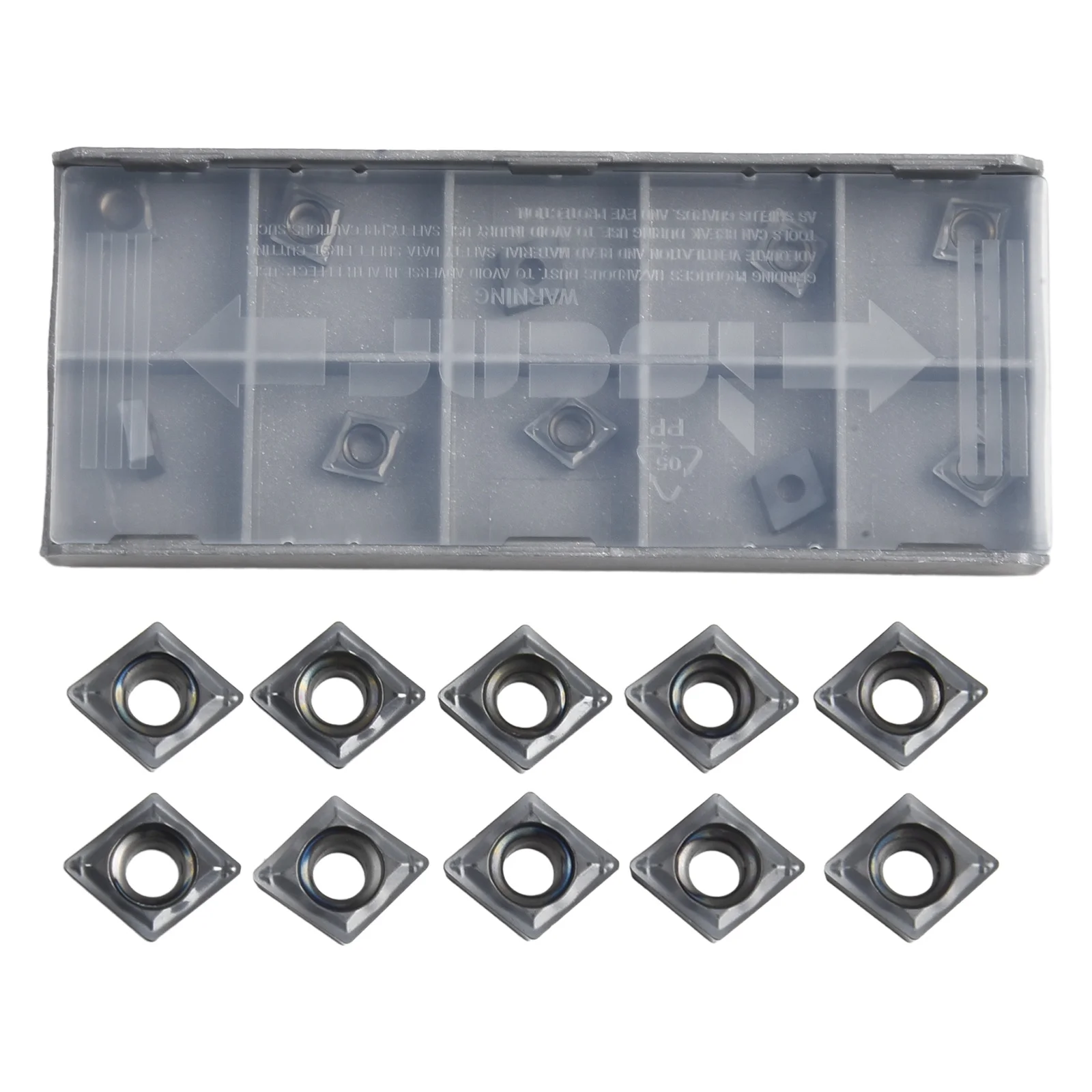 

Turning Inserts Easy Replacement 10pcs CCMT2 1 SM CCMT060204 SM IC907 Carbide Inserts for CNC Inner Hole Machining